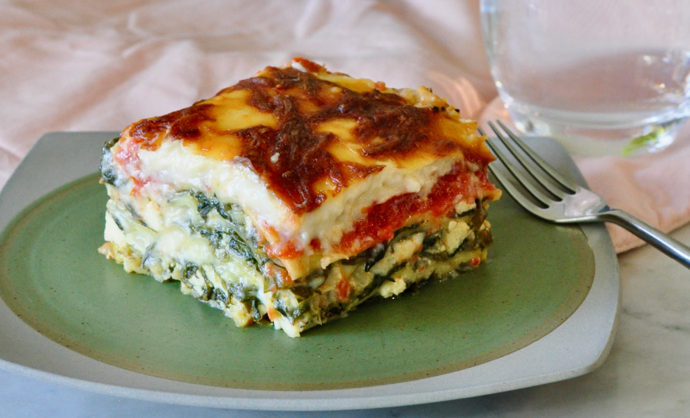 SPINACH AND RICOTTA LASAGNE - The Westsider