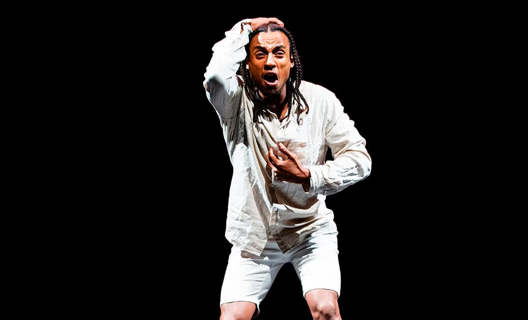Sam Ras Ras-Samuel: A burgeoning star of stage and screen performs his one-man ...